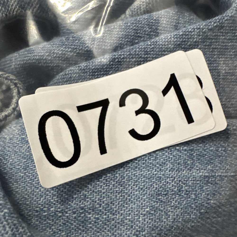 Vintage Faded Glory Denim Dress Womens 10 Button Front Short Sleeve Cottage 00s‎ - Picture 10 of 10